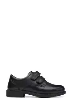 Кожаные туфли Scala Pace с универсальным дизайном Clarks, черный