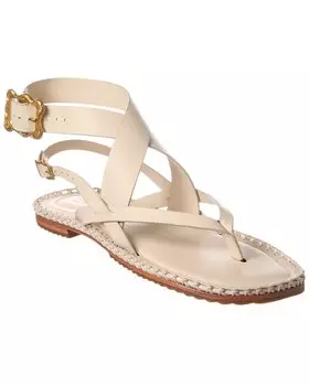 Кожаные туфли Schutz Keith Flat, цвет pearl