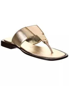 Кожаные туфли Schutz Salma Flat, желтый