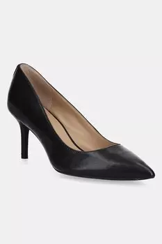 Кожаные туфли-шпильки Lanette Lauren Ralph Lauren, черный