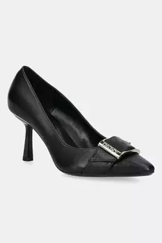 Кожаные туфли-шпильки Nashbrook Dkny, черный