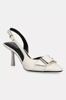 Кожаные туфли-шпильки Neaira Dkny, бежевый