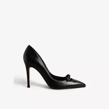 Кожаные туфли Teliah с бантом Ted Baker, черный