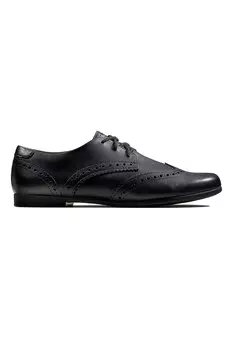 Кожаные туфли типа Scala Brogue Clarks, черный