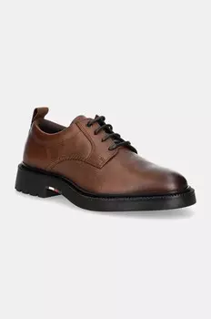 Кожаные туфли Tommy Hilfiger HILFIGER COMFORT LWT LTH SHOE, коричневый