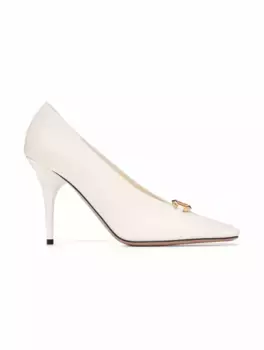 Кожаные туфли V-logo Valentino Garavani, бежевый