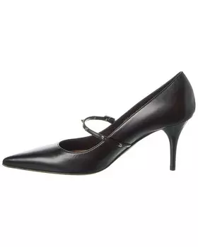 Кожаные туфли Valentino Rockstud 80, черный