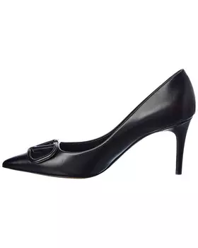 Кожаные туфли Valentino VLogo 85, черный