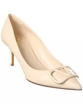 Кожаные туфли Valentino VLogo Signature 60, белый