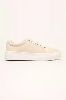 Кожаные туфли Zoe на платформе Vagabond Shoemakers, бежевый