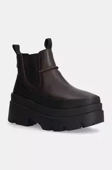 Кожаные угги челси Brisbane Chelsea Ugg, коричневый