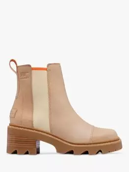 Кожаные водонепроницаемые ботильоны челси Joan Now SOREL, честный бежевый