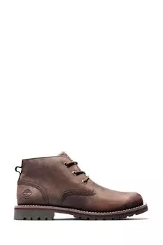 Кожаные водонепроницаемые ботинки чукка Larchmont II Timberland, коричневый