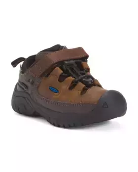 Кожаные водонепроницаемые кроссовки Targhee Low Hikers (для малышей и маленьких детей) Keen, цвет Coffee Bean