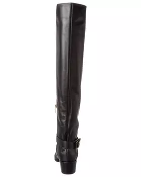 Кожаные высокие ботинки Jimmy Choo Beca, черный