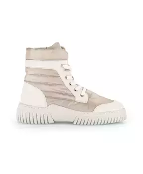 Кожаные высокие кеды Gabor, бежевый