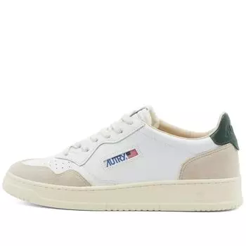 Кожаные замшевые Кроссовки Autry Medalist, белый