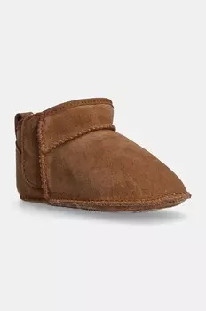 Кожаные замшевые угги для новорожденных BABY CLASSIC ULTRA MINI Ugg, коричневый