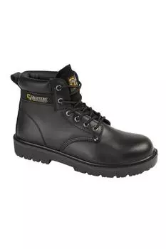 Кожаные защитные ботинки Grafters, черный