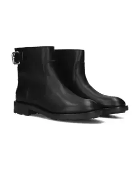 Кожаные женские ботильоны Shabbies, черный