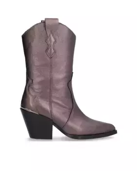 Кожаные женские ботинки Gibson на нескользящей подошве Alpe, серый