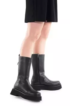 Кожаные женские ботинки на молнии Woggo