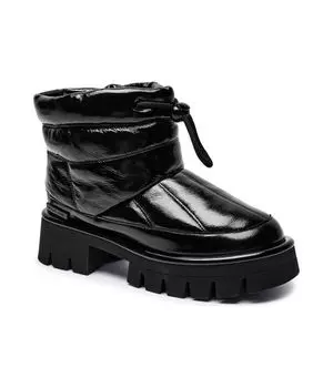 Кожаные зимние ботинки Barton Michael Kors, черный