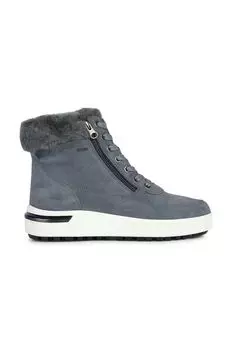Кожаные зимние ботинки D DALYLA B ABX A Geox, серый