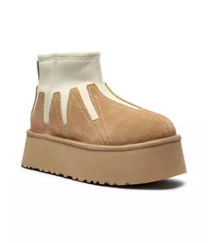 Кожаные зимние ботинки классика новинка Ugg, желтый