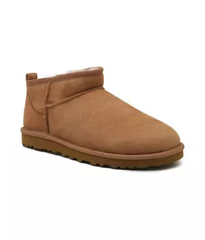 Кожаные зимние ботинки m classic ultra mini Ugg, коричневый