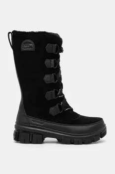 Кожаные зимние ботинки Sorel TORINO V TALL WP OUTDRY, черный