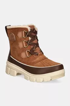 Кожаные зимние ботинки Sorel TORINO V WP OUTDRY, коричневый