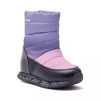 Кожаные зимние сапоги червяк с добавлением шерсти Emu Australia, фиолетовый