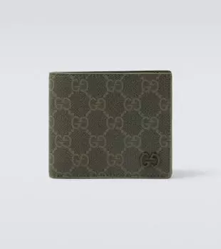 Кожаный бифолд-кошелек GG Gucci, Dk.Vin.O.V.O/Dk.V/D