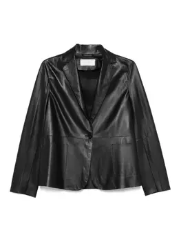 Кожаный блейзер Antonelli, черный