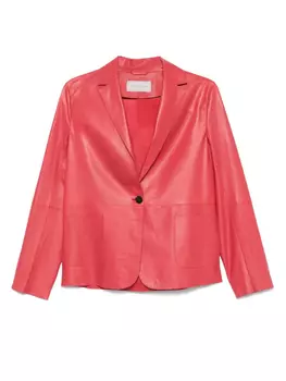 Кожаный блейзер Antonelli, красный