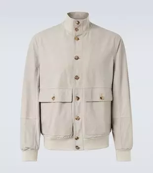 Кожаный блузон Brunello Cucinelli, Corda