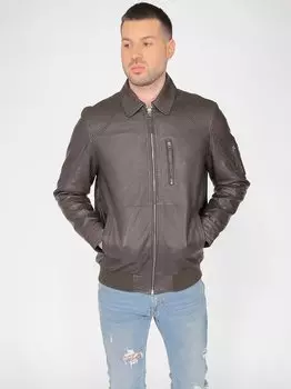 Кожаный блузон Jcc, коричневый