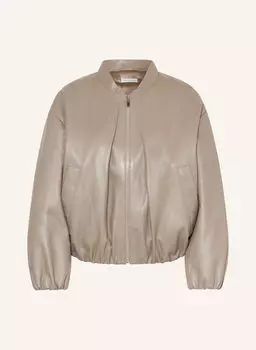 Кожаный блузон Mrs & Hugs, зеленый