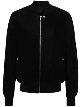 Кожаный бомбер Classic Flight Rick Owens, черный