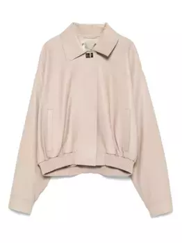 Кожаный бомбер FENDI, нейтральный