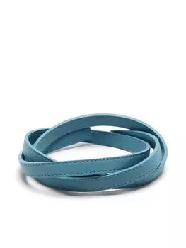 Кожаный браслет De Grisogono, синий