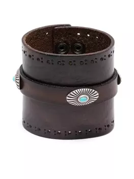 Кожаный браслет ERALDO, коричневый