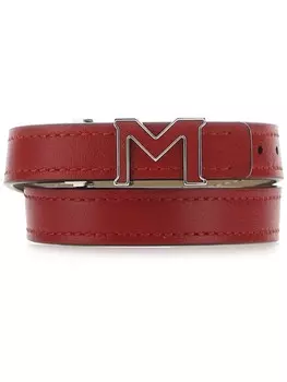 Кожаный браслет Montblanc, красный