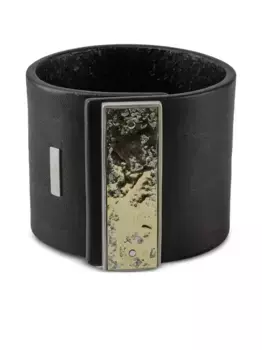 Кожаный браслет Parts of Four, черный