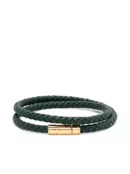 Кожаный браслет TOM FORD, зеленый
