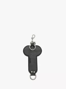 Кожаный брелок JW Anderson, черный