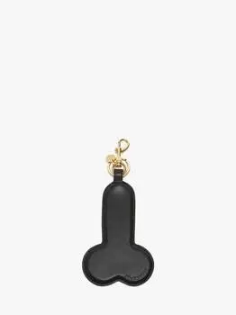 Кожаный брелок JW Anderson, черный
