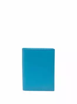 Кожаный бумажник Comme Des Garons Wallet, синий