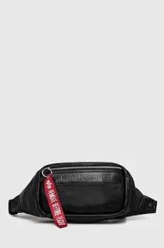 Кожаный чехол Alpha Industries, черный